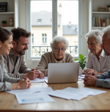 SAS familiale : tout savoir sur cette structure juridique en France Famille multigenerational autour d'une table à Paris
